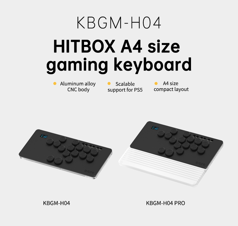 HITBOX A4 size gaming keyboard